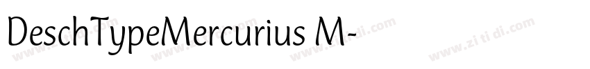 DeschTypeMercurius M字体转换